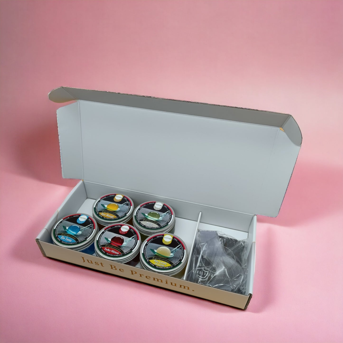 EVENTS Pack 80 spheres - 8 flavors + GIFT Tray