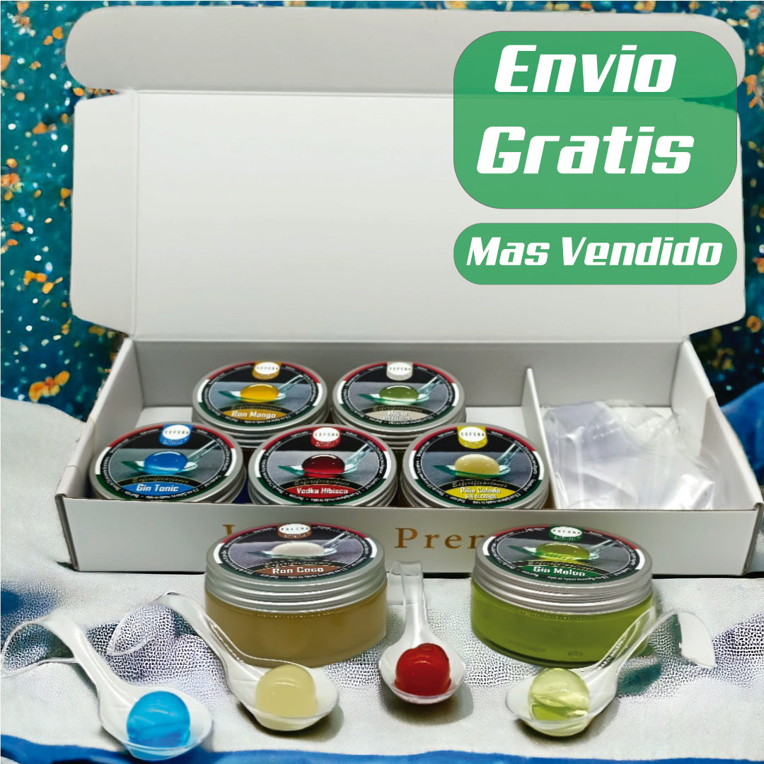 Estuche 50 esferas - 5 sabores